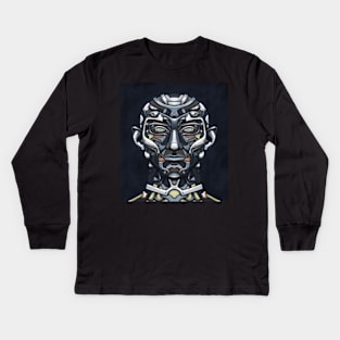 Mr Roboto Kids Long Sleeve T-Shirt